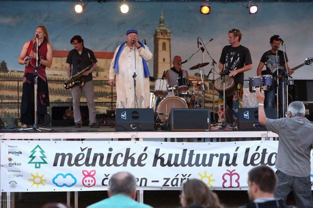 Koncert na náměstí Míru, Mělník. Foto: Vladimír Vlnek, 2014