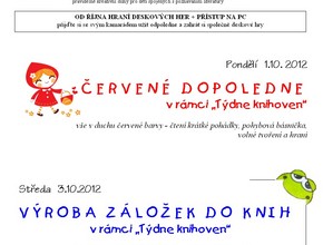 Červené dopoledne - v rámci 