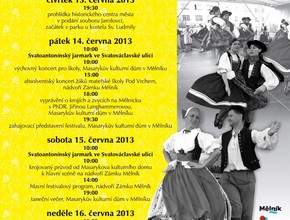 Folklorní festival Mělnický Vrkoč 2013